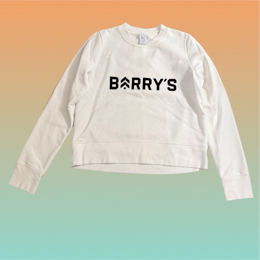 Nimble Barry’s White Sweatshirt Heavyweight